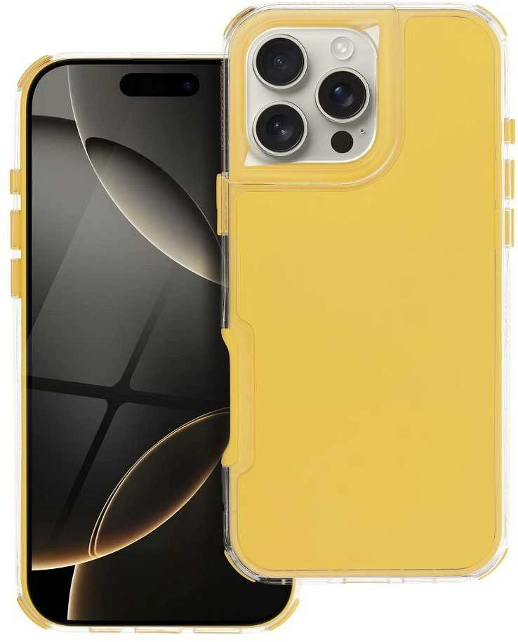 OEM dėklas, skirtas iPhone 16 PRO MAX, Matrix, geltonas