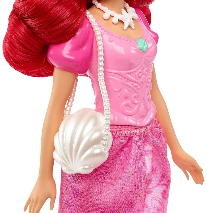 Mattel Lėlė Arielis princesė su rožine suknele