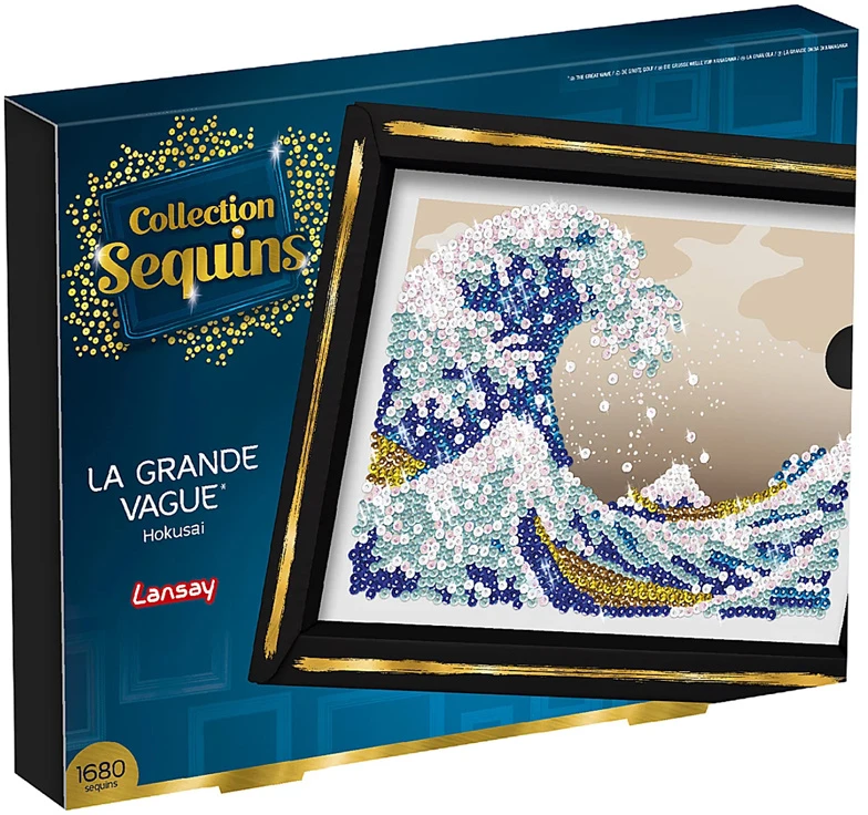 Mattel Sequin picture La grande vague SEA WAVE Sequin embroidery 1680 pcs ZA6711