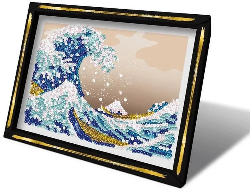 Mattel Sequin picture La grande vague SEA WAVE Sequin embroidery 1680 pcs ZA6711