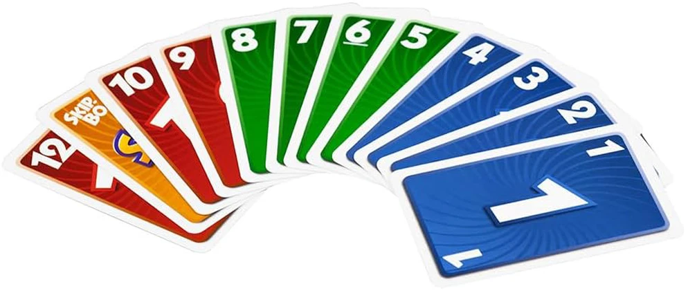 Kortų žaidimas „Mattel Skip-Bo Express“ – greitas, strateginis GR0915