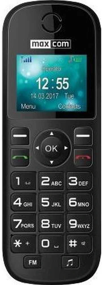 MAXCOM mobilusis telefonas senjorams MM35D SE juodas