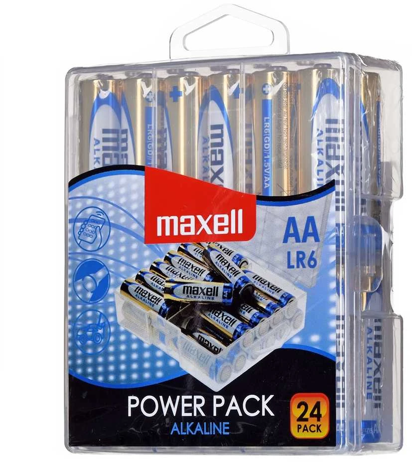 MAXELL Baterija alkaline LR6 VALUE BOX, 24 pcs.