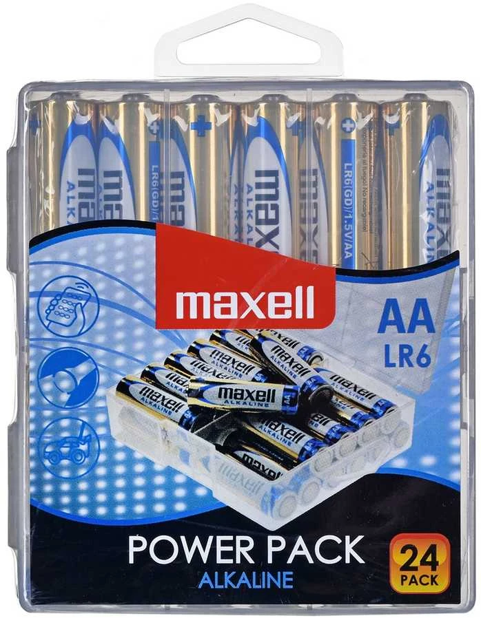 MAXELL Baterija alkaline LR6 VALUE BOX, 24 pcs.