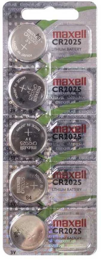MAXELL Baterija specialized CR2025 5 pieces