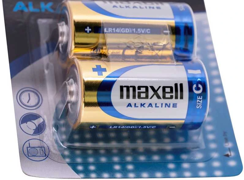 MAXELL šarminės baterijos LR14, 2 vnt.