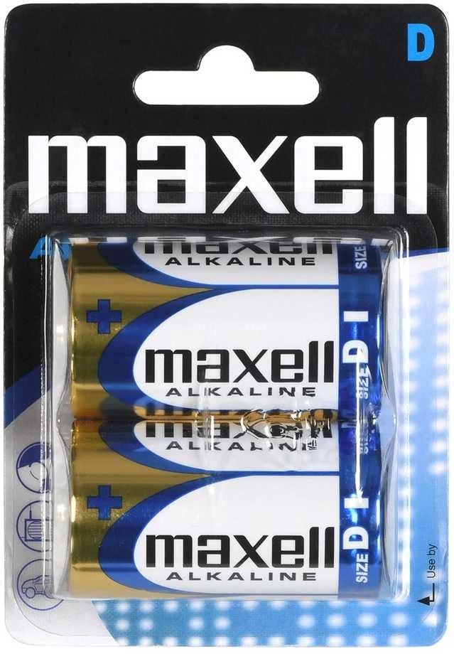MAXELL šarminės LR20 baterijos 2 vnt.