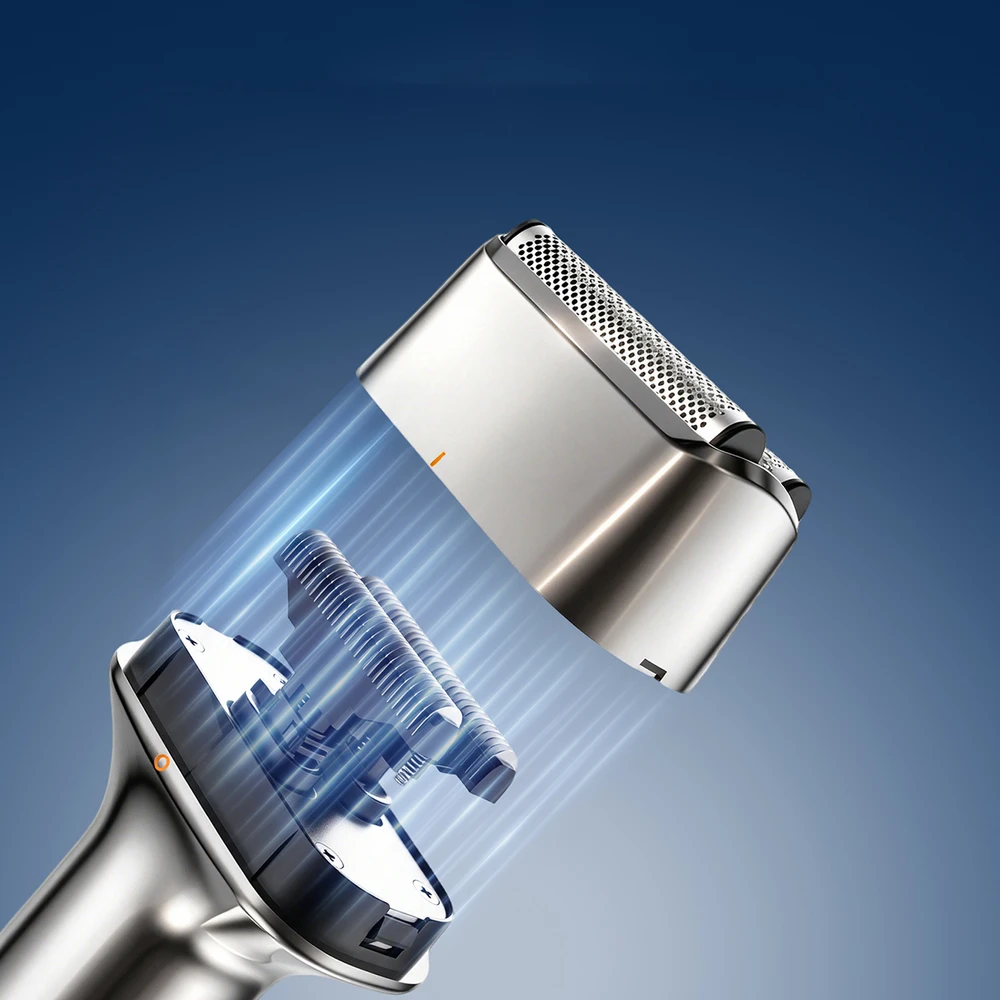 MAXGROOM WF-2037D foil electric shaver IPX7 - sidabrinis