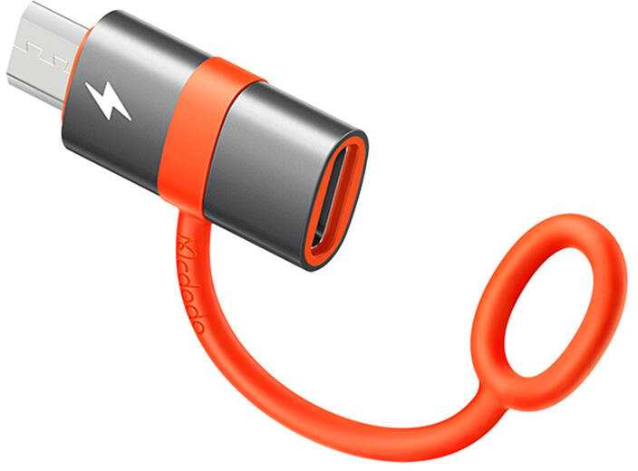 McDodo OT-3820 USB-C į mikro USB adapteris (juodas)