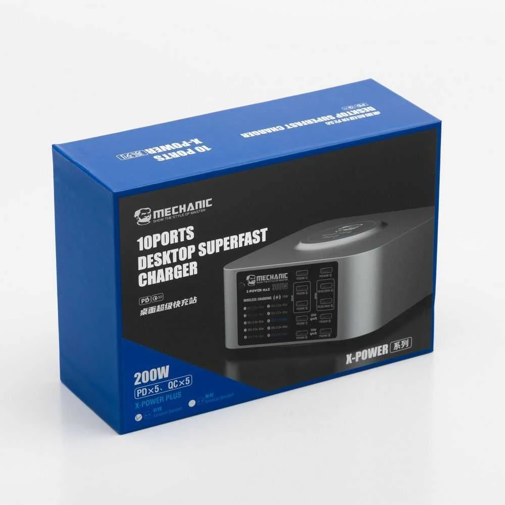 MECHANIC X-Power PLUS nuolatinės srovės maitinimo šaltinis 200 W + indukcija