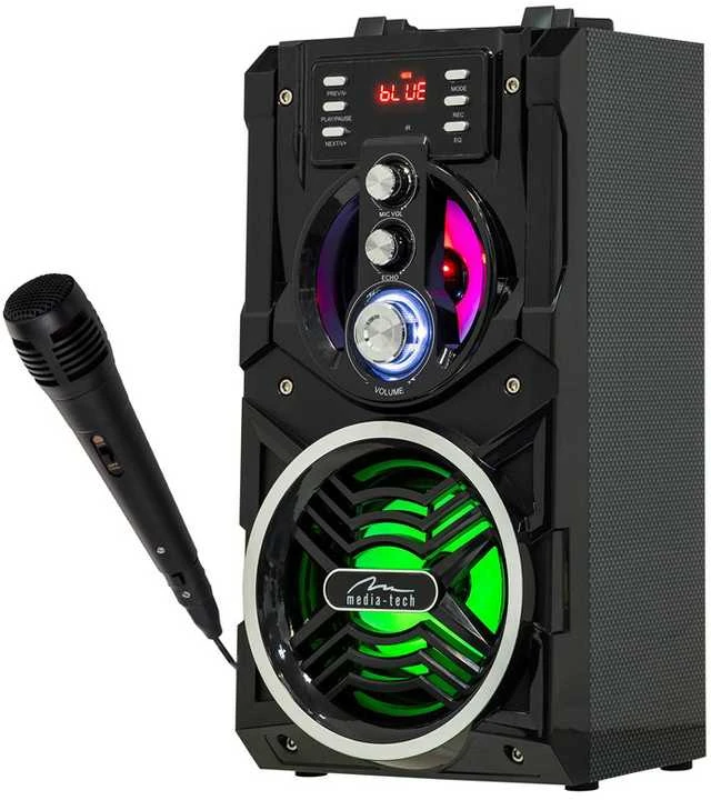 Media-Tech MT3150 Nešiojama Bluetooth garsiakalbio sistema MediaTech Partybox BT su karaoke funkcija