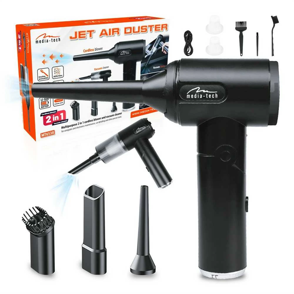Drėkintuvas Media-Tech Mini dmuchawa 2 W 1 JET AIR DUSTER MT6538
