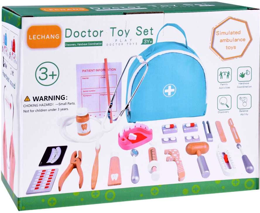Jokomisiada Medinių aksesuarų rinkinys LITTLE DENTIST ZA4718