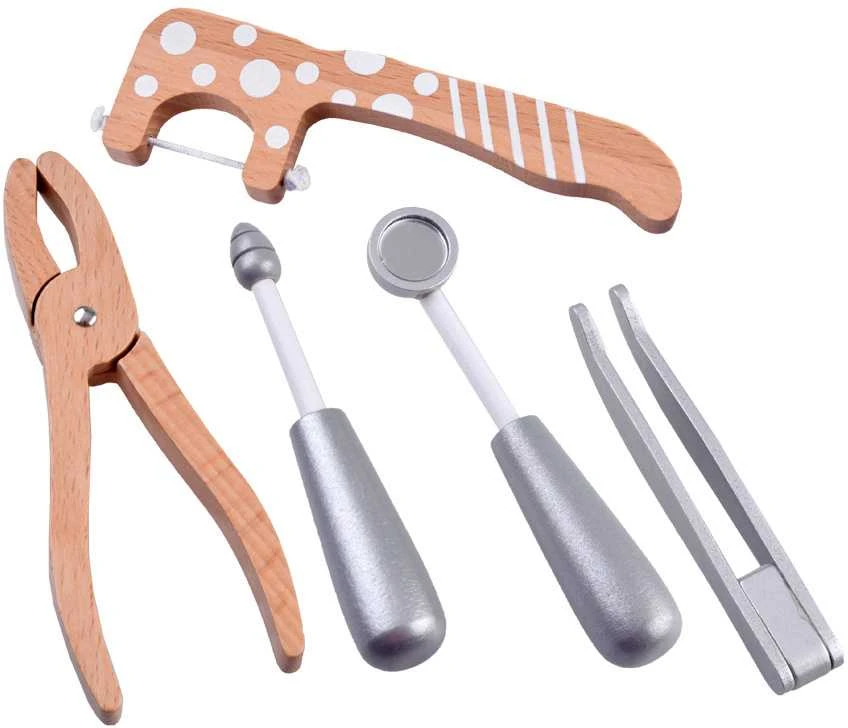 Jokomisiada Medinių aksesuarų rinkinys LITTLE DENTIST ZA4718