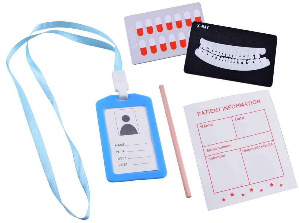 Jokomisiada Medinių aksesuarų rinkinys LITTLE DENTIST ZA4718