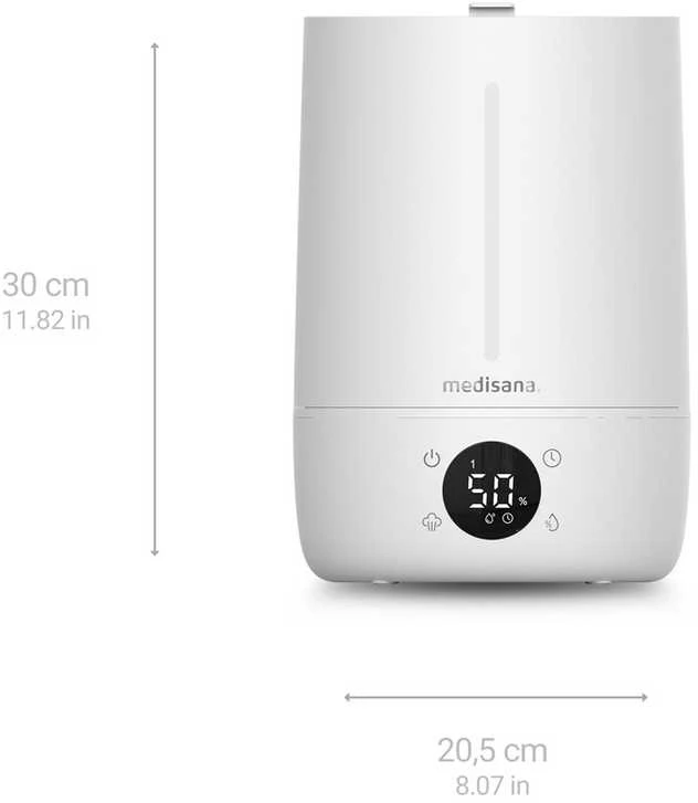 Medisana AH 663 oro drėkintuvas su viršutiniu užpildymu