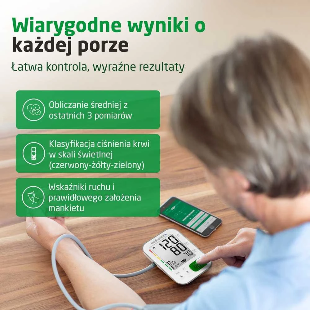 „Medisana BU 572“ žasto kraujospūdžio matuoklis (baltas)