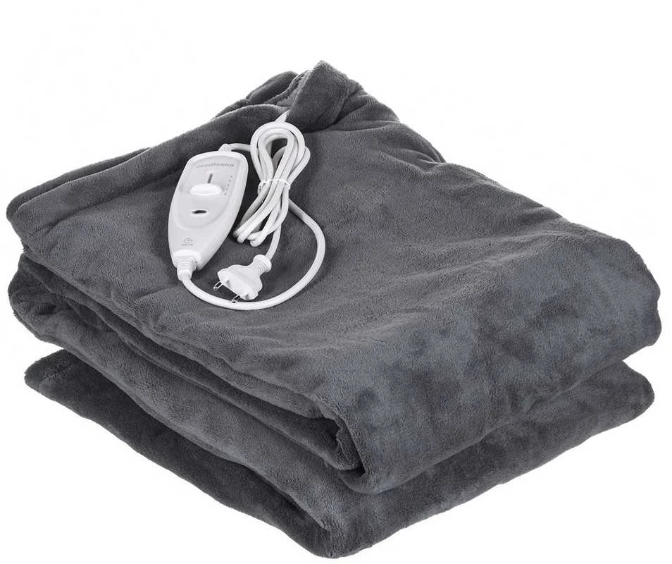 Medisana | Šildymo antklodė | HDW Cozy | Šildymo lygių skaičius 4 | Asmenų skaičius 1-2 | Skalbiamas | Nuotolinio valdymo pultas | Oeko-Tex® standartas 100 | 120 W | Pilkas