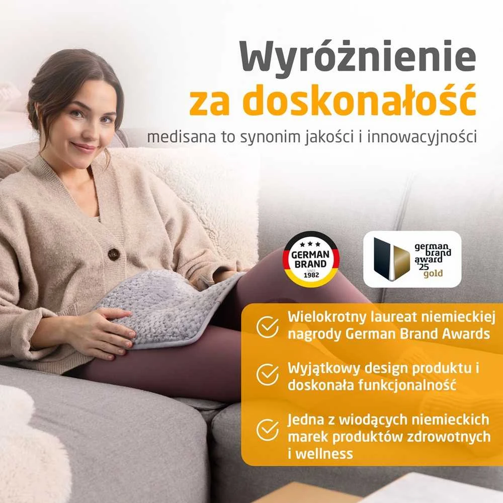 Medisana HP 516 Heating Pad Light Pilkas