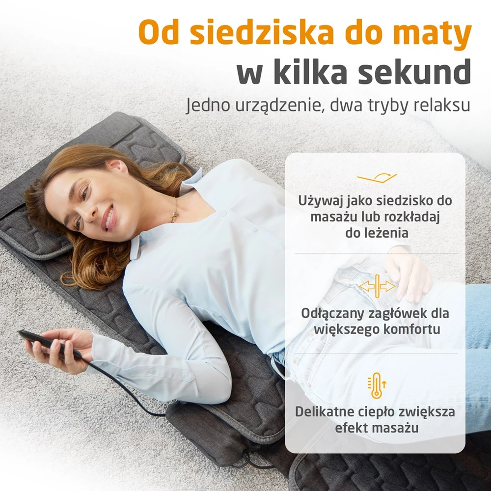 Medisana MC 700 šiatsu masažo sėdynės užvalkalas