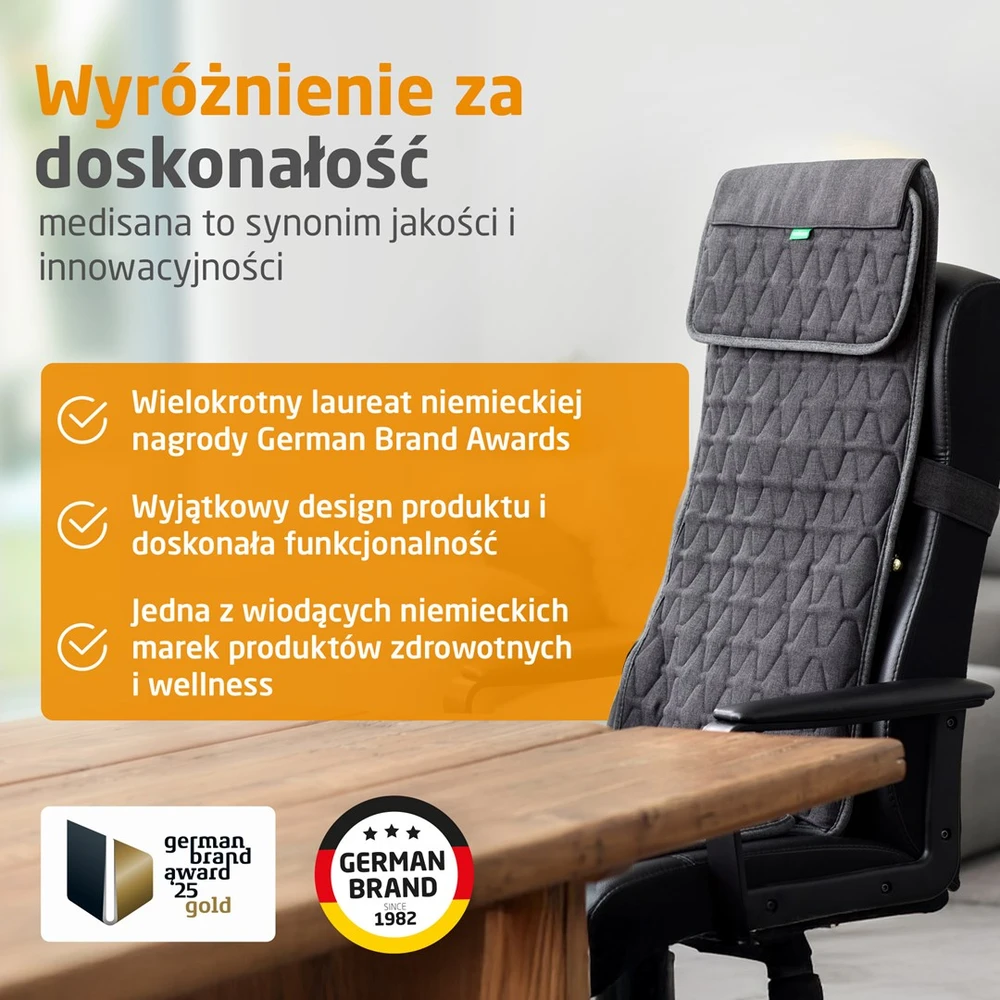 Medisana MC 700 šiatsu masažo sėdynės užvalkalas