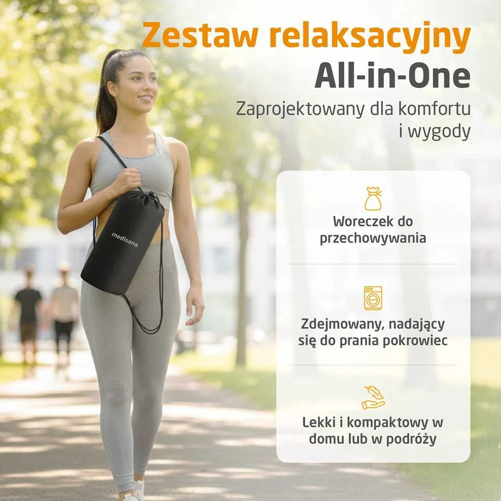 Medisana MM 100 akupresūros kilimėlis su šildymo funkcija