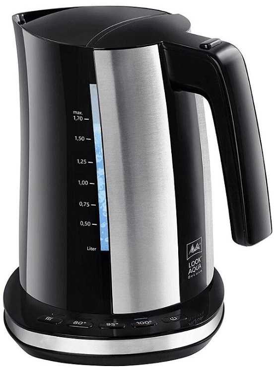 Melitta LOOK AQUA DELUXE juodas electric virdulys