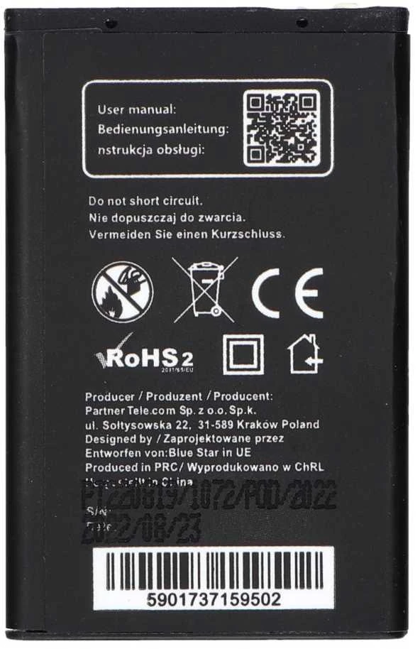 BlueStar Nokia 6101 / 6100 / 6300 baterija, 800 mAh, „Blue Star“