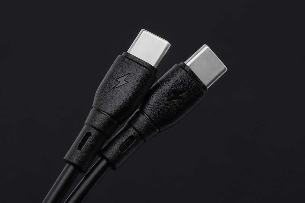 BlueStar USB-C laidas į USB-C Blue Star 3A 60W ECO 2 m PJ73-14-3 juodas