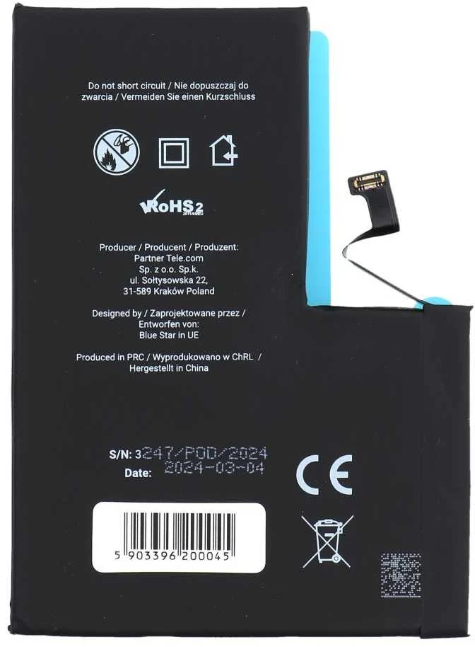 BlueStar iPhone 13 PRO MAX baterija 4352 mAh Blue Star HQ