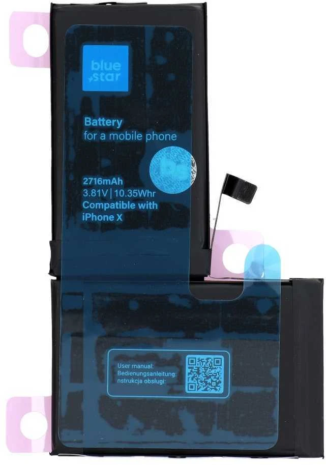 BlueStar iPhone X baterija 2716 mAh Blue Star HQ