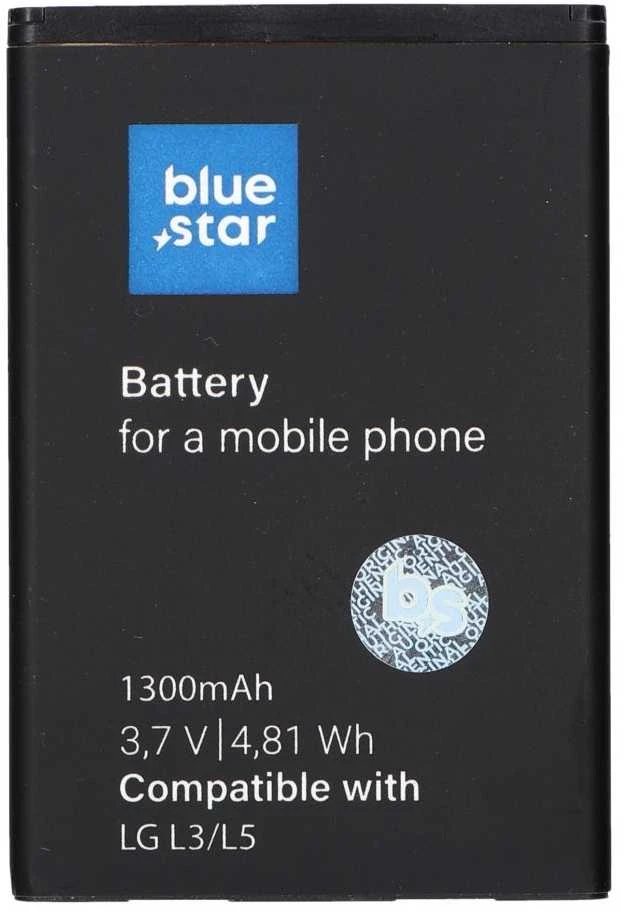 BlueStar Baterija for LG L3 / L5 / P970 Optimus Juodas / P690 Optimus Net 1300 mAh Blue Star Premium
