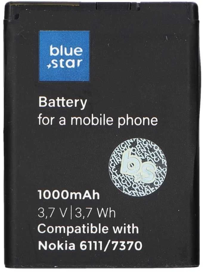 BlueStar Nokia 6111 / 7370 / N76 / 2630 / 2760 / N75 / 2600 Classic 1000 mAh Blue Star Premium baterija