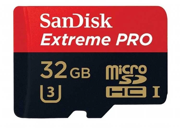 Atminties kortelė SanDisk microSDHC Extreme Pro 32GB U3 V30 UHS-I A1 100/90 MB/s