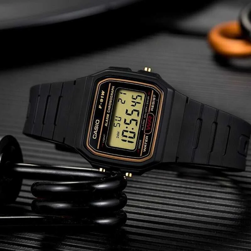 Vyriškas laikrodis CASIO F-91WG-9QDF