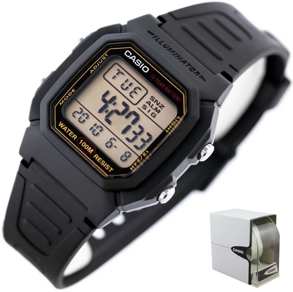Casio W-800HG-9AVDF vyriškas laikrodis