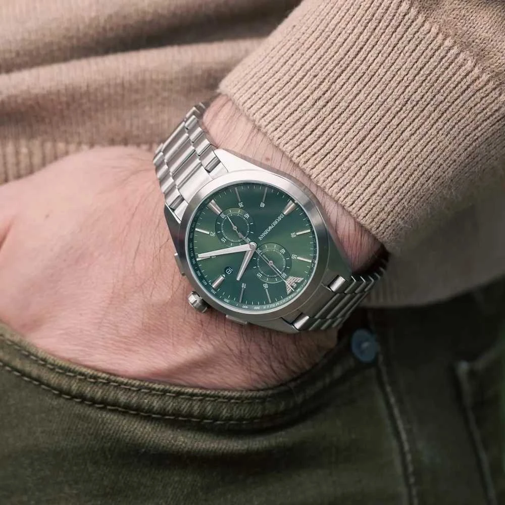 Laikrodis MEN'S WATCH EMPORIO ARMANI CLAUDIO AR11480 + BOX