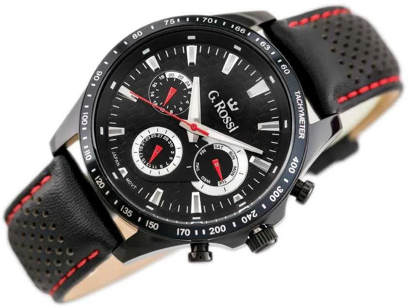 VYRIŠKAS LAIKRODIS G. ROSSI - S523A - PREMIUM (zg147c) + dėžutė