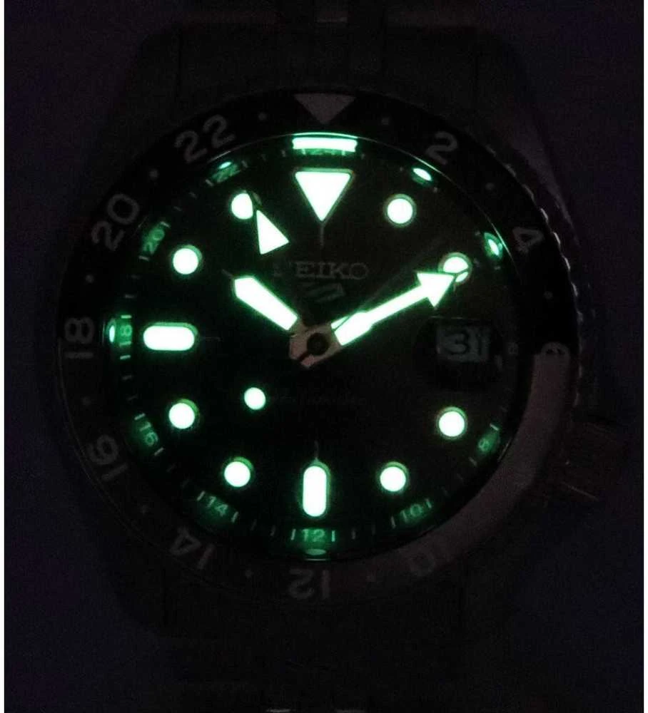 Laikrodis MEN'S WATCH SEIKO 5 SPORTS SSK001K1 GMT AUTOMAT WR100 + BOX