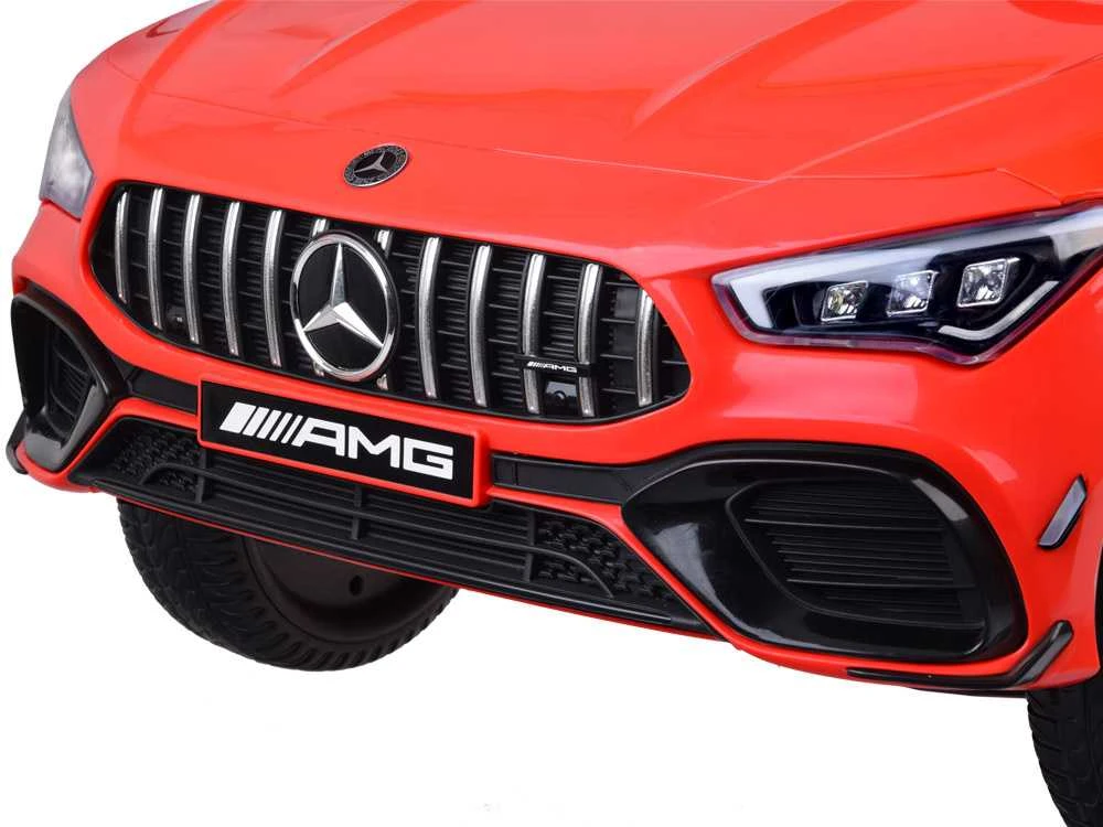 Akumuliatorinis sportinis automobilis vaikams Jokomisiada Mercedes AMG CLA 45s PA0307 | spalva: raudona
