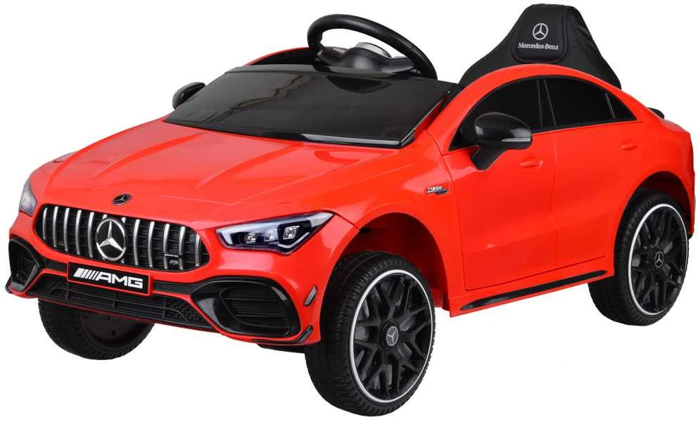 Akumuliatorinis sportinis automobilis vaikams Jokomisiada Mercedes AMG CLA 45s PA0307 | spalva: raudona