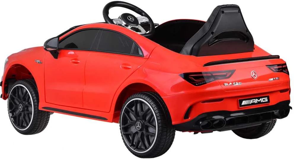 Akumuliatorinis sportinis automobilis vaikams Jokomisiada Mercedes AMG CLA 45s PA0307 | spalva: raudona