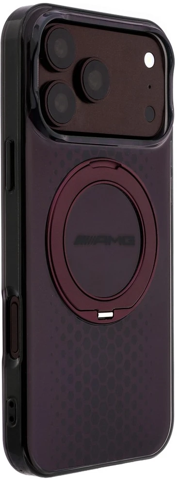 Mercedes AMG IML Double Layer Urban Line with Ring Stand MagSafe case for iPhone 18 Pro Max / 17 Pro Max - burgundy