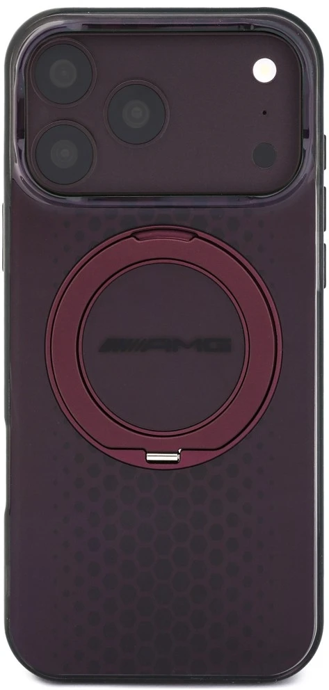 Mercedes AMG IML Double Layer Urban Line with Ring Stand MagSafe case for iPhone 18 Pro Max / 17 Pro Max - burgundy