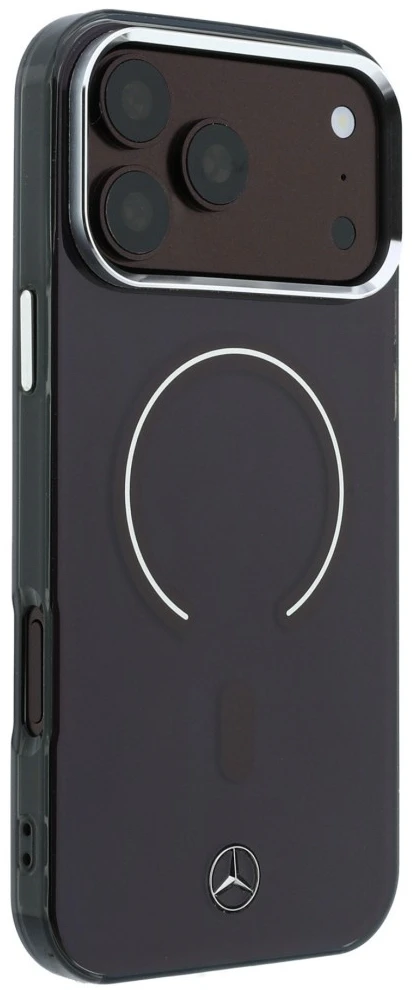 Mercedes dvigubo sluoksnio ikoniško logotipo MagSafe dėklas iPhone 18 Pro Max / 17 Pro Max - bordinė