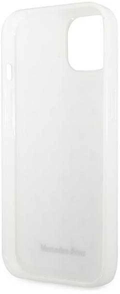 Mercedes MEHCP13SESPWH Apple iPhone 13 mini 5,4″ baltos spalvos kietas dėklas Sidabrinis Stars Pattern