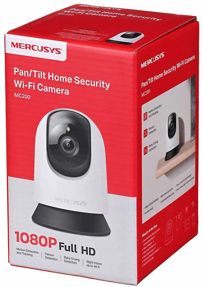 „Mercusys MC200“ – pasukama / pasukama namų apsaugos „Wi-Fi“ kamera