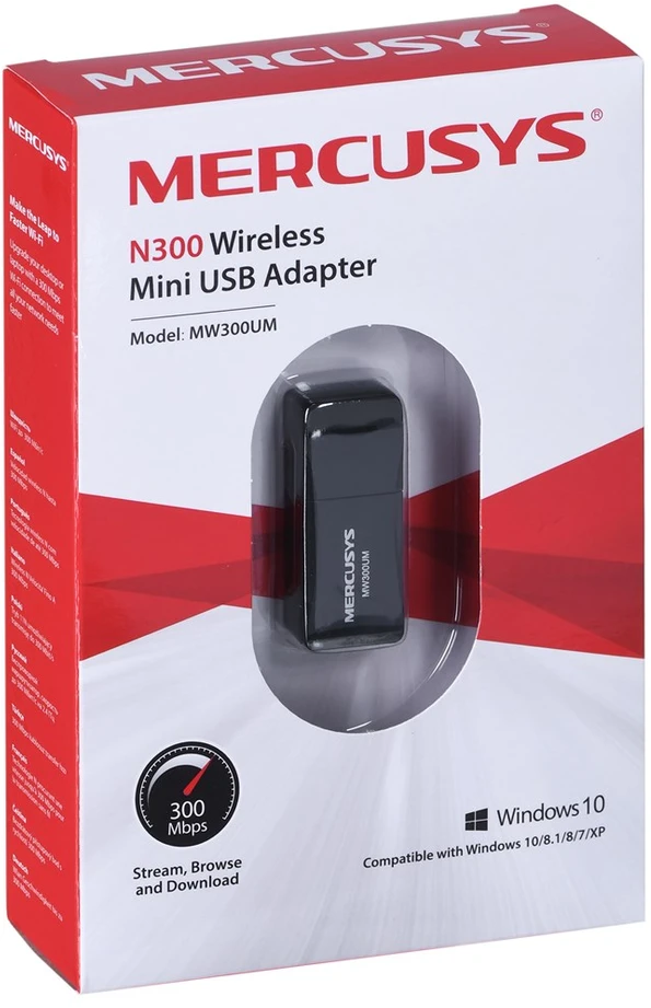 TP-Link „Mercusys“ | Belaidis mini USB adapteris | MW300UM