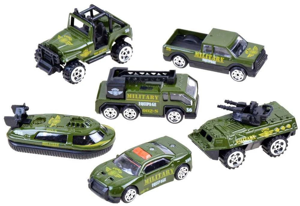 Jokomisiada Metal cars, set WOJSKO 6 pcs, ZA3505