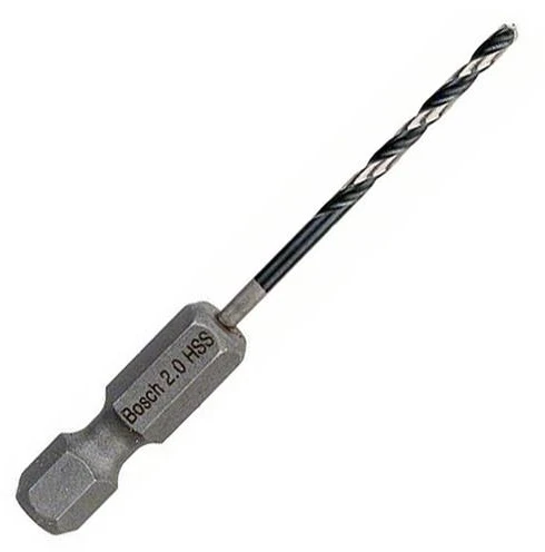Bosch Grąžtas met, Ø2mm,60mm 1/4", 1vnt.